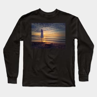 sunbeds in sunrise Long Sleeve T-Shirt